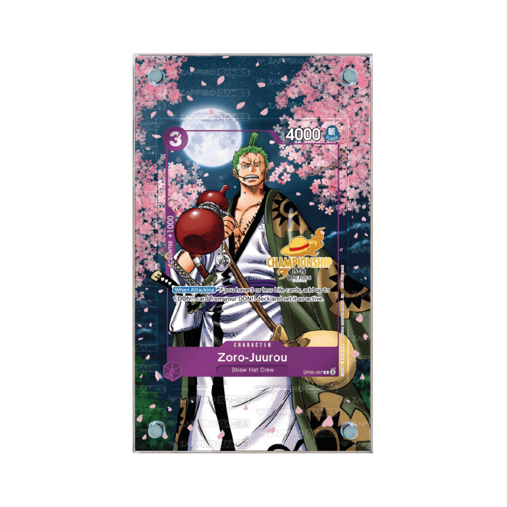 Zaffiro Games Collection - Case Magnetico Personalizzato Zoro-Juurou OP05-067 Special Tournament Promos
