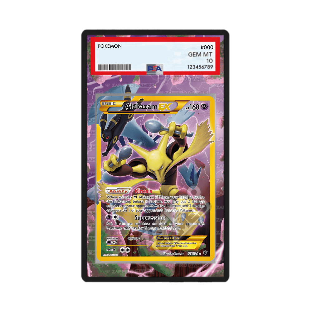 Alakazam Ex 125/124 Destini Incrociati Case PSA - ZGC