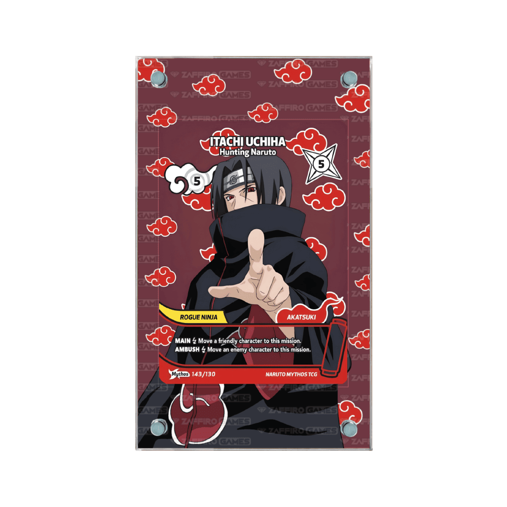 Zaffiro Games Collection - Case Magnetico Personalizzato Itachi Uchina Mythos 143/130