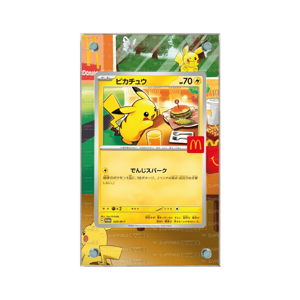Zaffiro Games Collection - Case Magnetico Personalizzato Pikachu Promo Mc Donald's