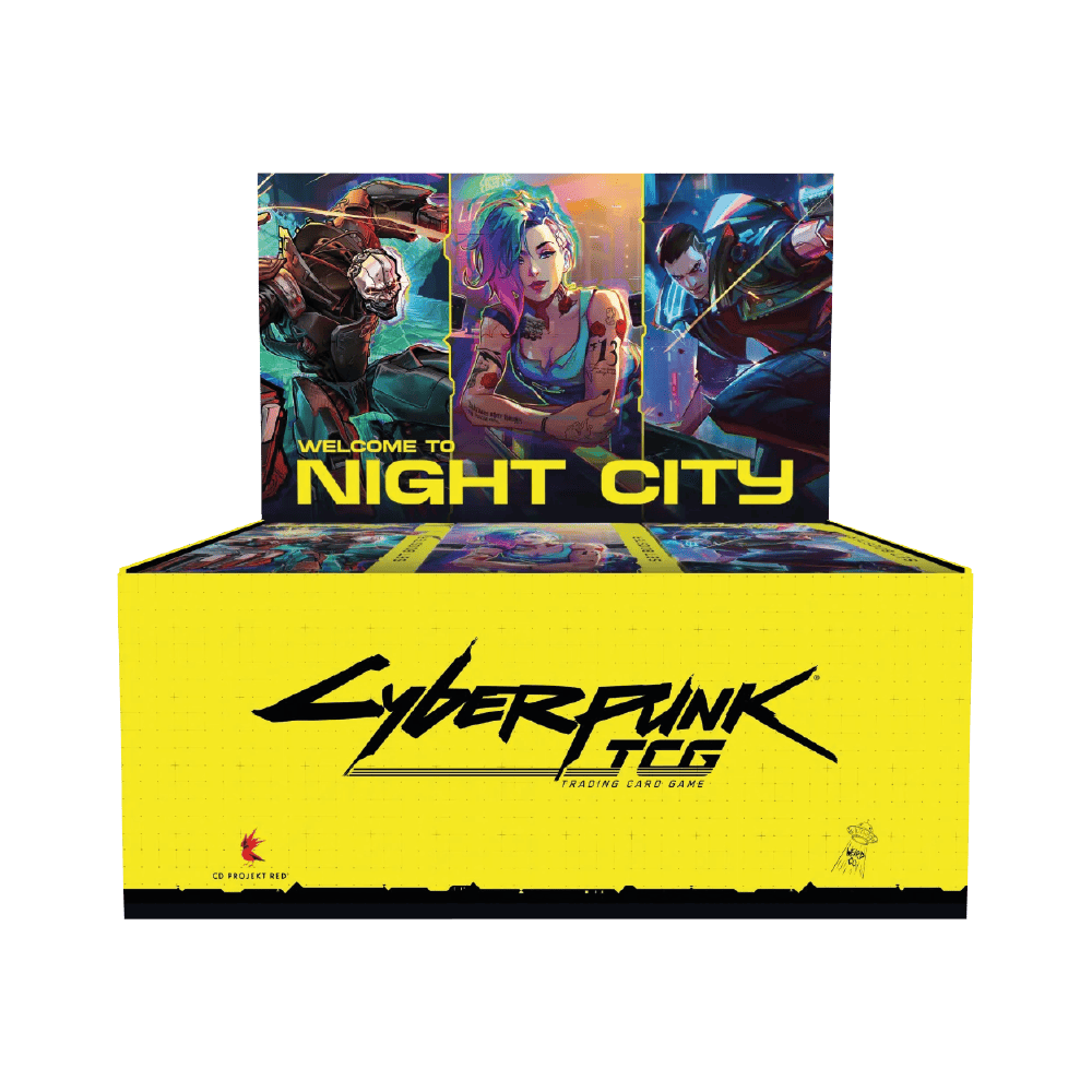 Cyberpunk TCG – Welcome to Night City Display 24 Buste (ENG)