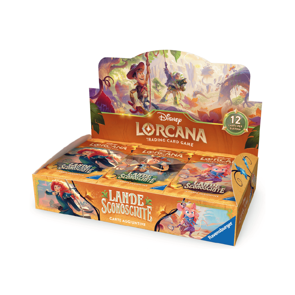 Disney Lorcana – Lande Sconosciute Box 24 Bustine (ITA)