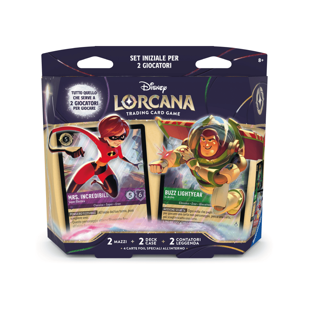 Disney Lorcana – 2-Player Starter Decks Lande Sconosciute (ITA)