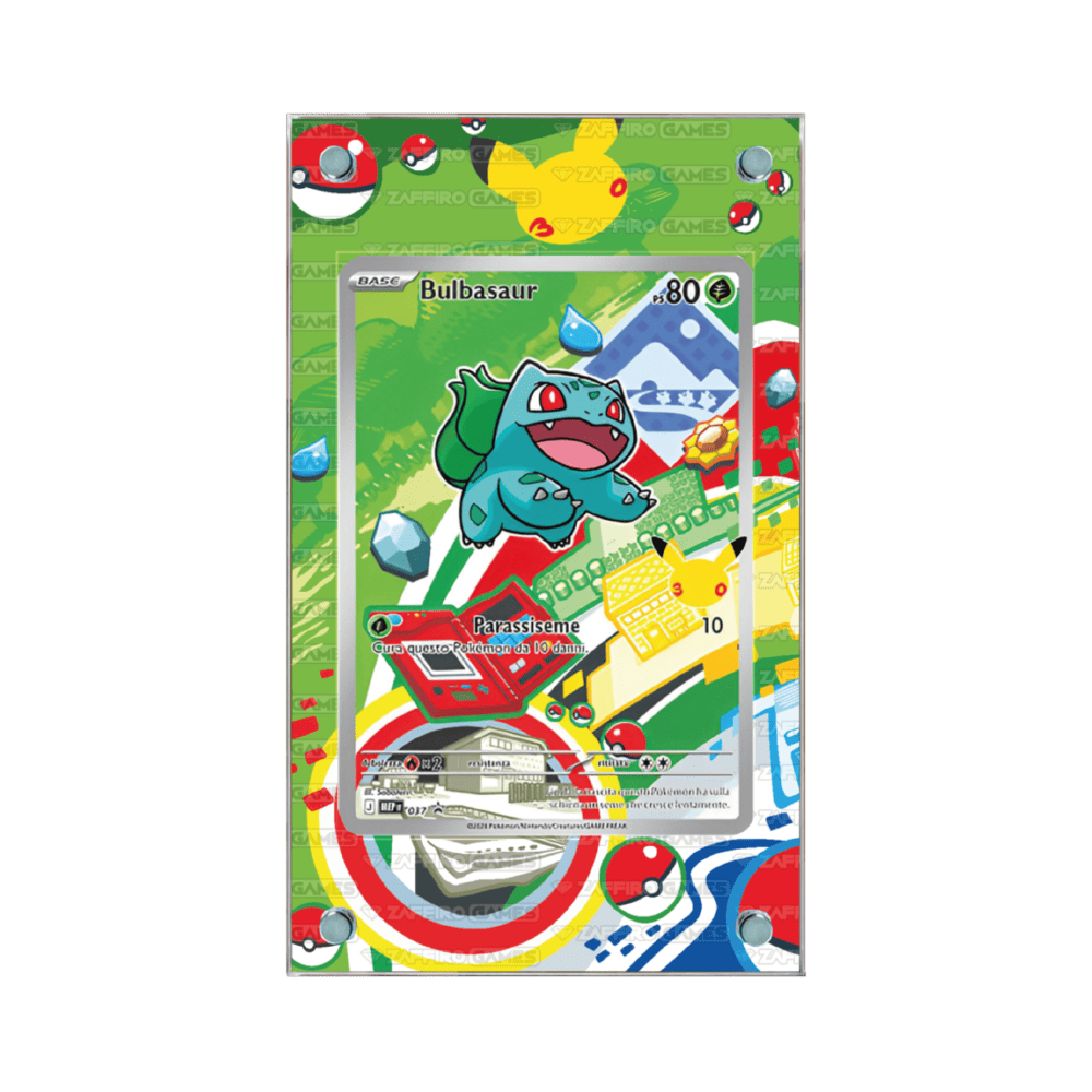 Zaffiro Games Collection - Case Magnetico Personalizzato Bulbasaur Compagni d'avventura