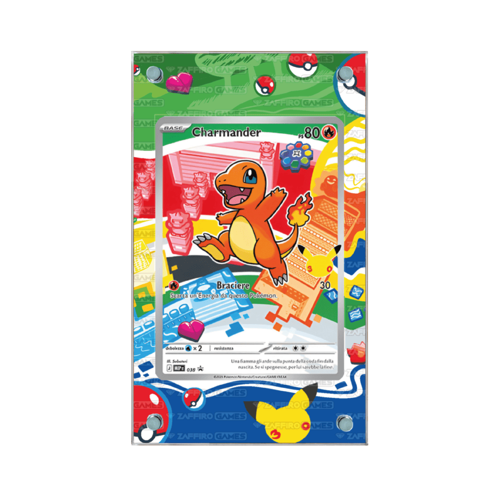 Zaffiro Games Collection - Case Magnetico Personalizzato Charmander Compagni d'avventura