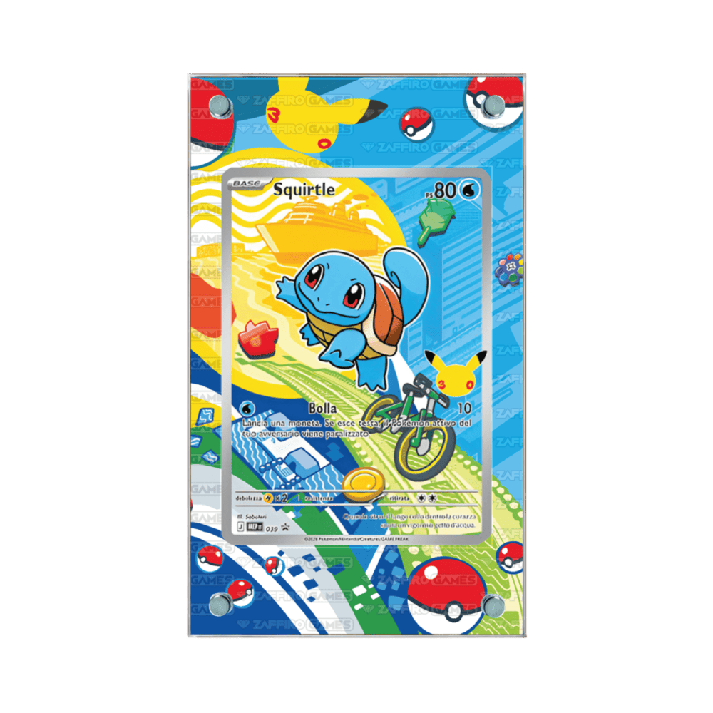 Zaffiro Games Collection - Case Magnetico Personalizzato Squirtle Compagni d'avventura