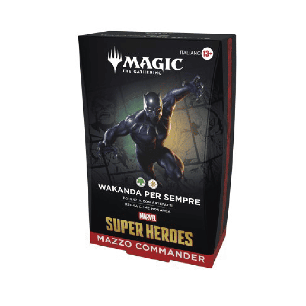 Magic: The Gathering – Marvel Super Heroes: Wakanda Per Sempre Commander Deck (ITA)