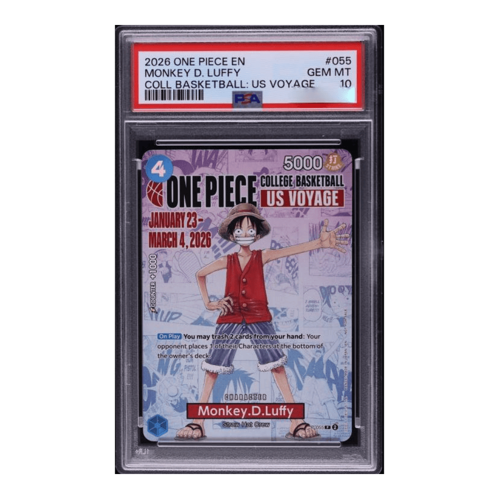 Luffy College Basketball P-055 PSA10