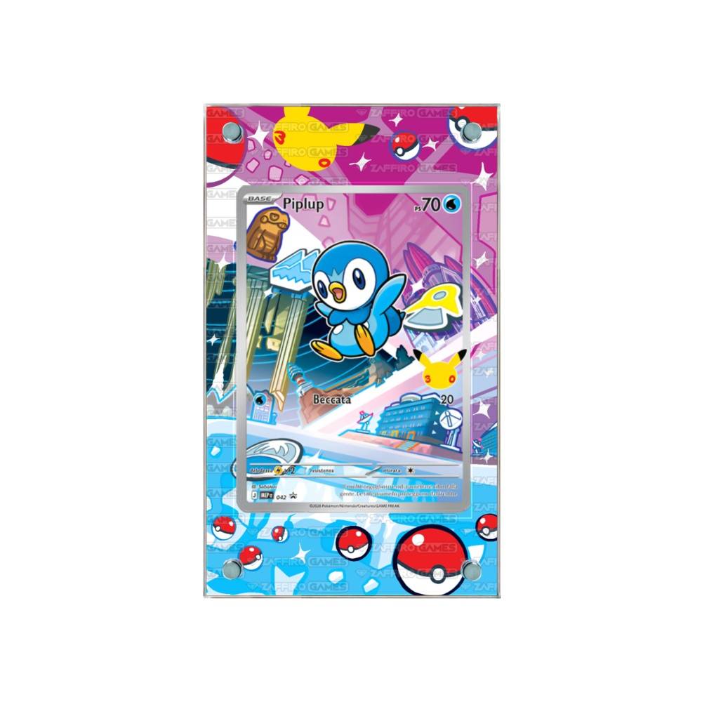 Zaffiro Games Collection - Case Magnetico Personalizzato Piplup Compagni d'avventura