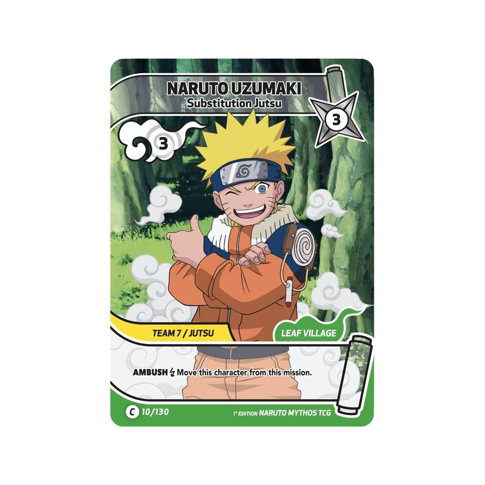 010/130 Naruto Uzumaki - Substitution Jutsu - Comune