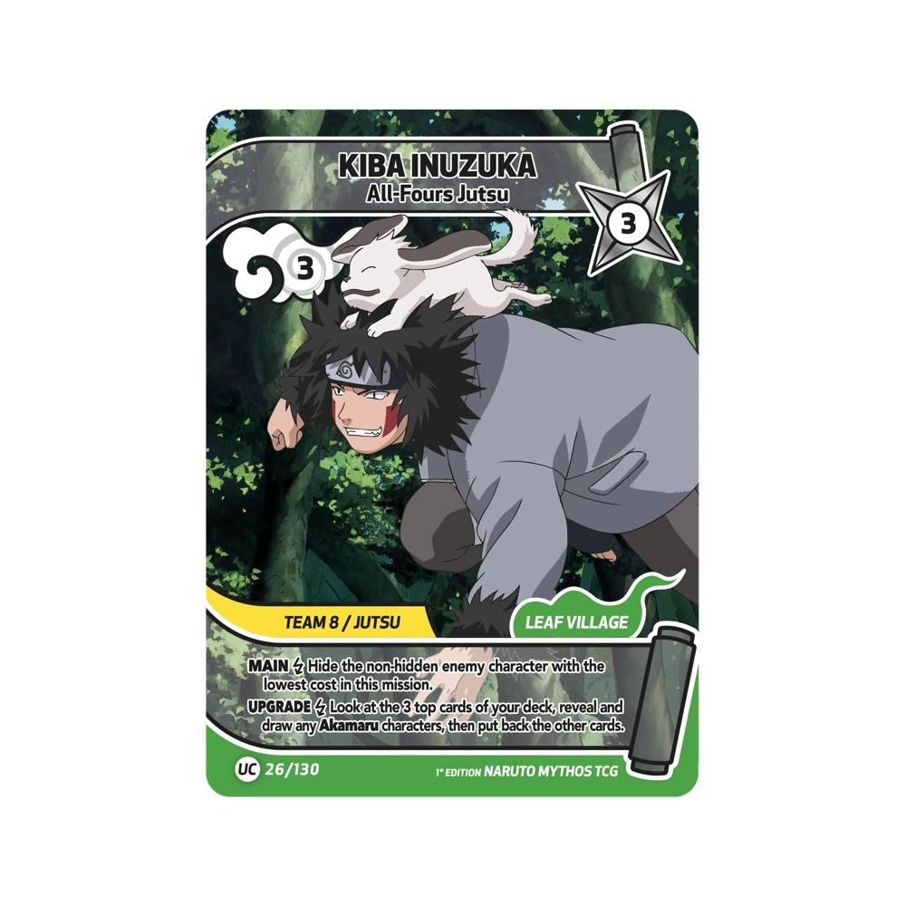 026/130 Kiba Inuzuka - All-Fours Jutsu - Comune