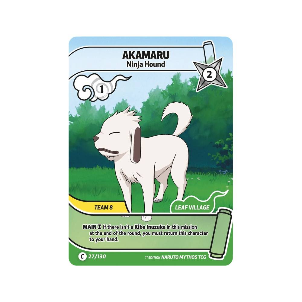 027/130 Akamaru - Ninja Hound - Comune