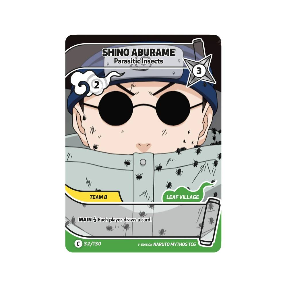 032/130 Shino Aburame - Parasitic Insects - Comune
