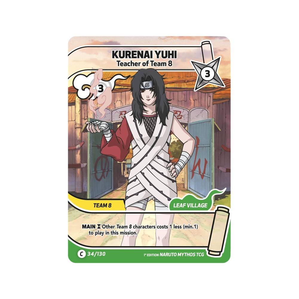 034/130 Kurenai Yuhi - Teacher of Team 8 - Comune