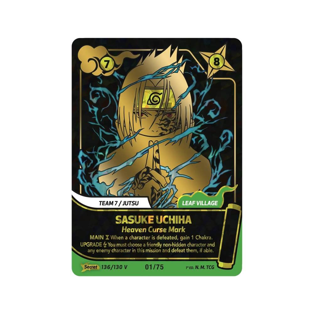 136/130 Sasuke Uchiha - Heaven Curse Mark - Secret Variant