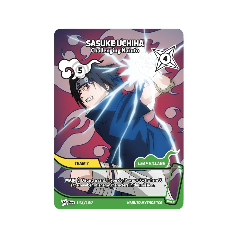 142/130 Sasuke Uchiha - Challenging Naruto - Mythos