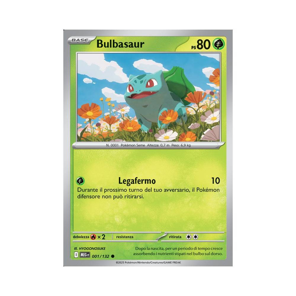 001/132 Bulbasaur Comune (ITA) - Megaevoluzione