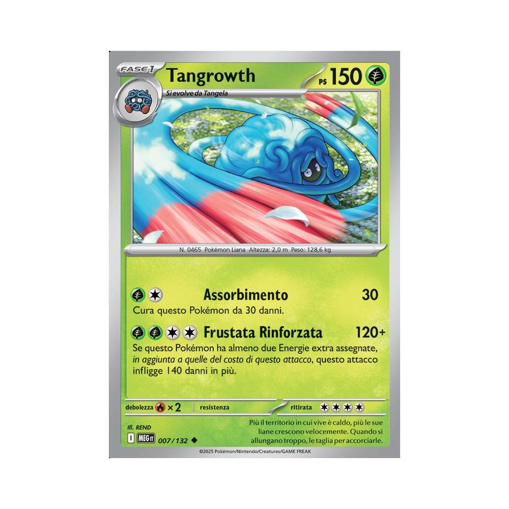 007/132 Tangrowth Non Comune (ITA) - Megaevoluzione