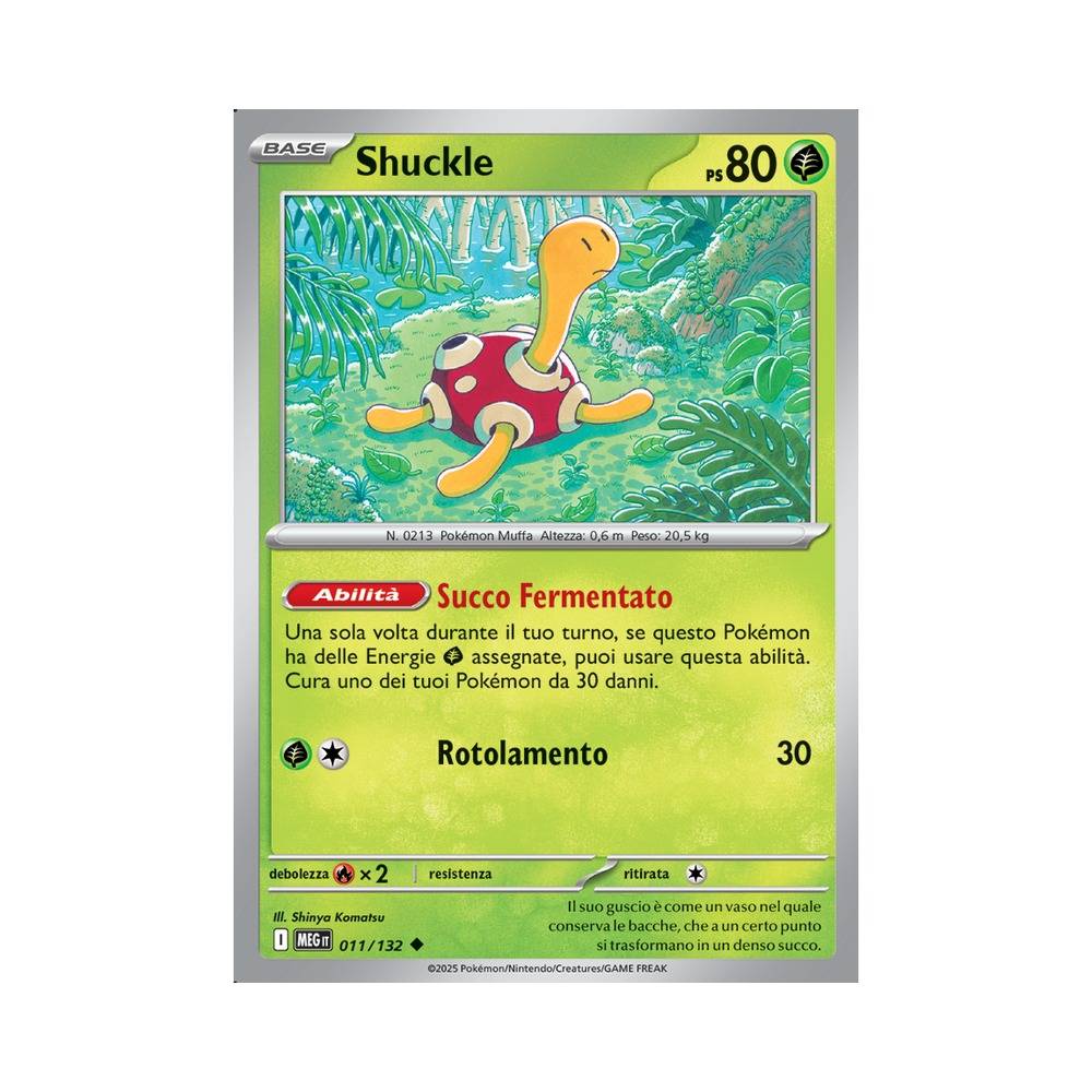 011/132 Shuckle Non Comune (ITA) - Megaevoluzione