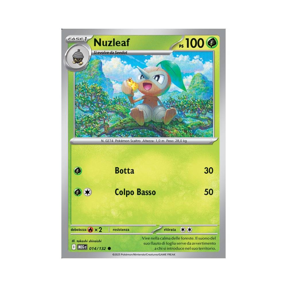 014/132 Nuzleaf Comune (ITA) - Megaevoluzione
