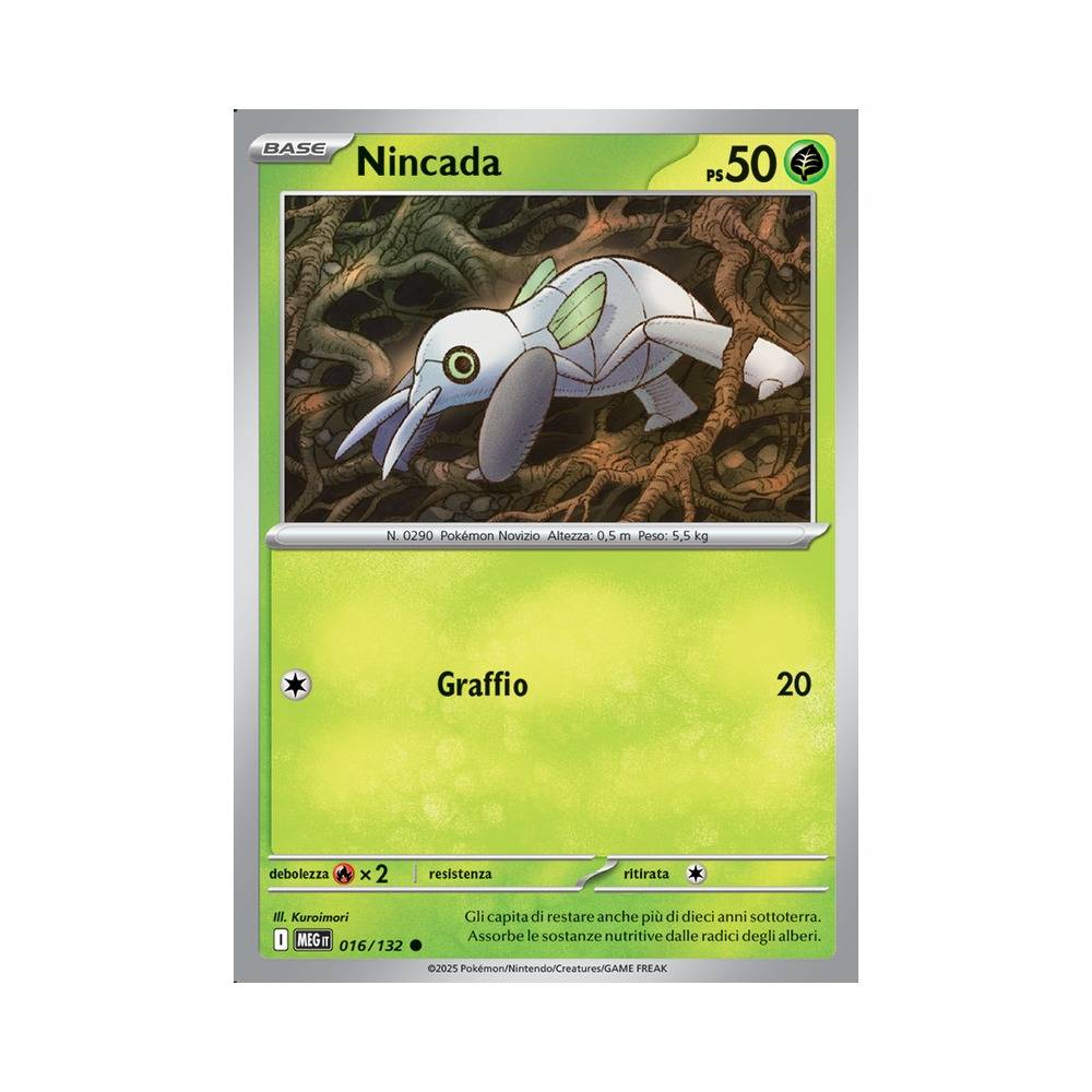016/132 Nincada Comune (ITA) - Megaevoluzione