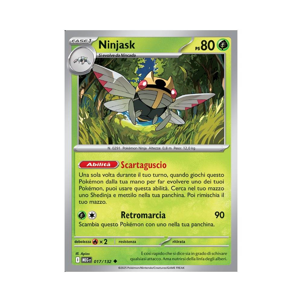 017/132 Ninjask Non Comune (ITA) - Megaevoluzione