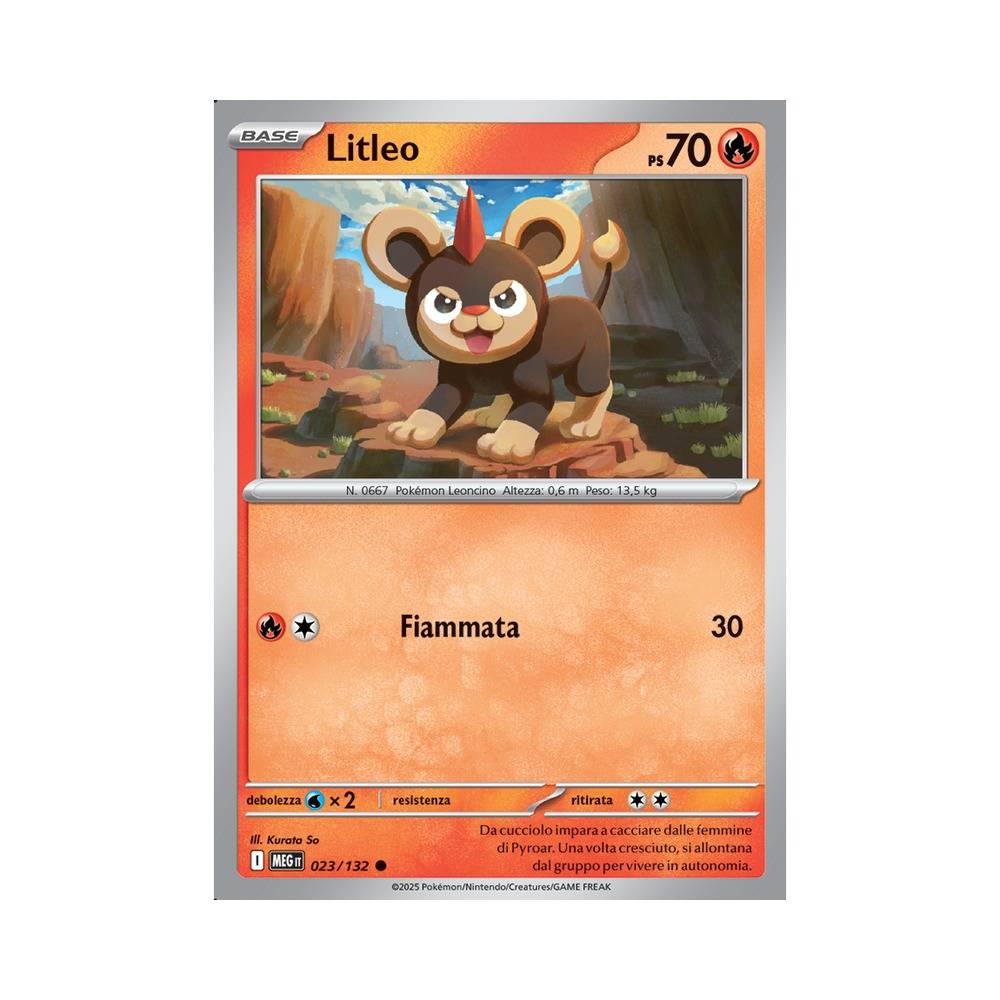 023/132 Litleo Comune (ITA) - Megaevoluzione