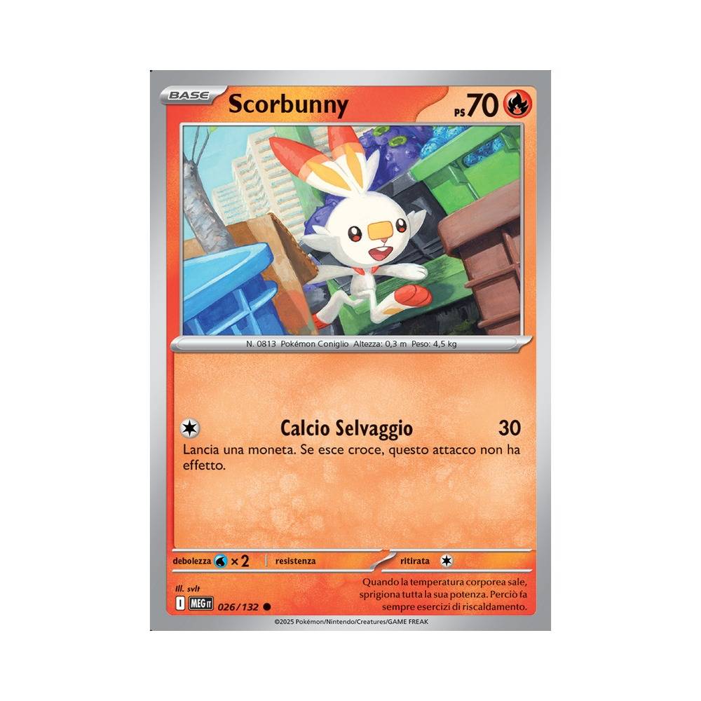 026/132 Scorbunny Comune (ITA) - Megaevoluzione