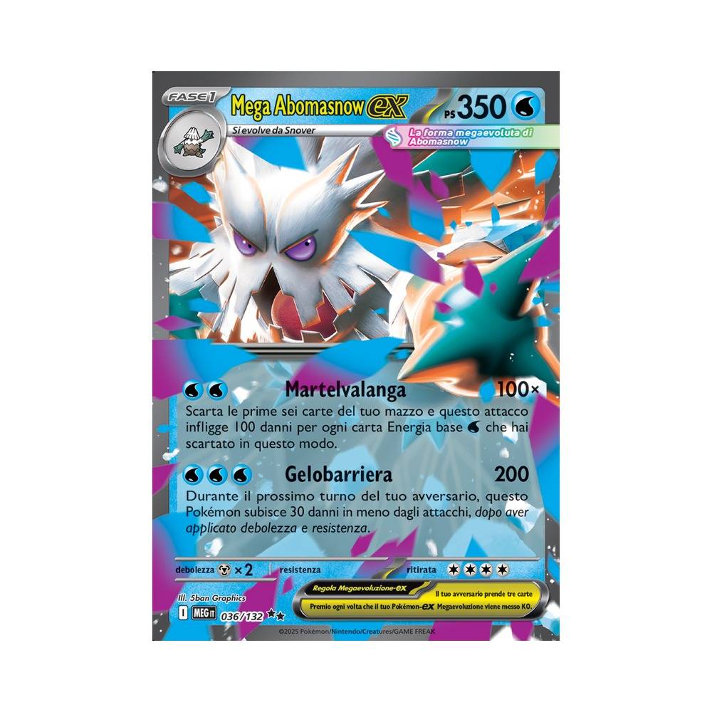 036/132 Mega Abomasnow ex (ITA) - Megaevoluzione