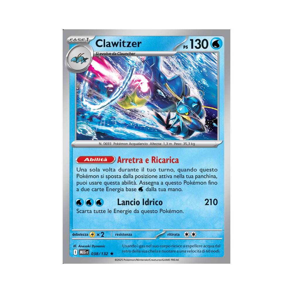 038/132 Clawitizer Holo (ITA) - Megaevoluzione