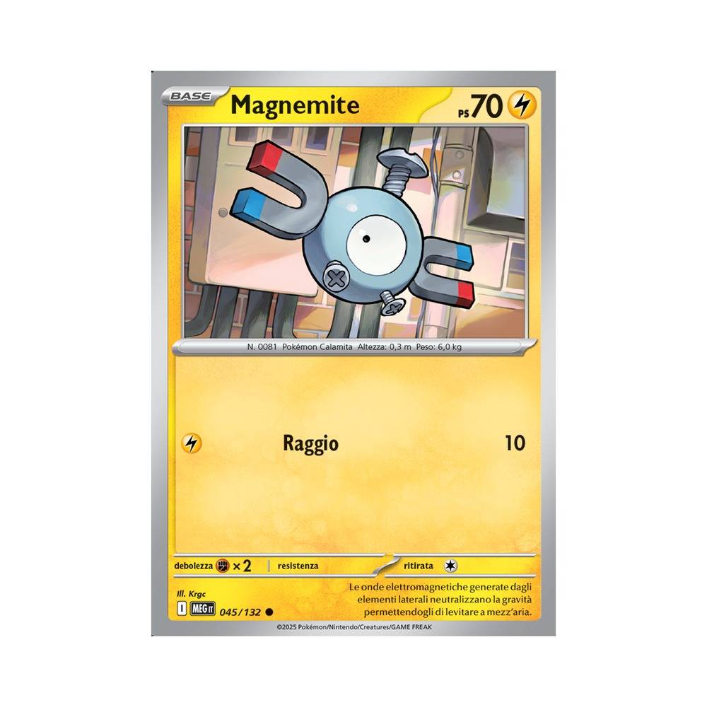045/132 Magnemite Comune (ITA) - Megaevoluzione