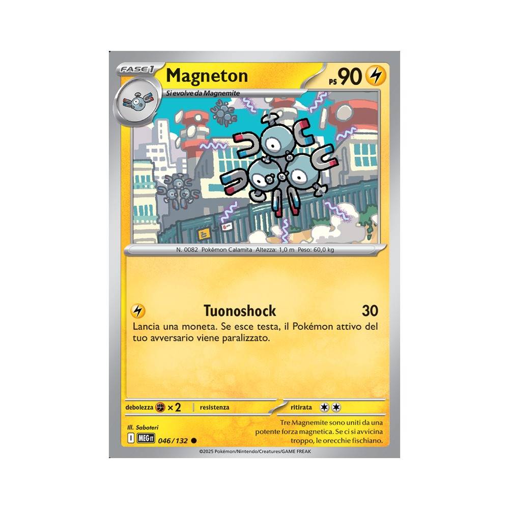 046/132 Magneton Comune (ITA) - Megaevoluzione