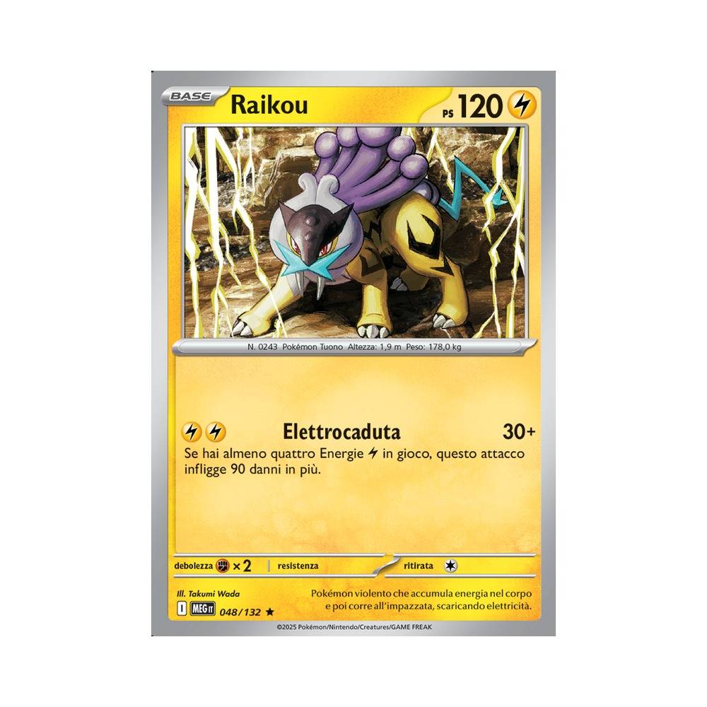 048/132 Raikou Holo (ITA) - Megaevoluzione