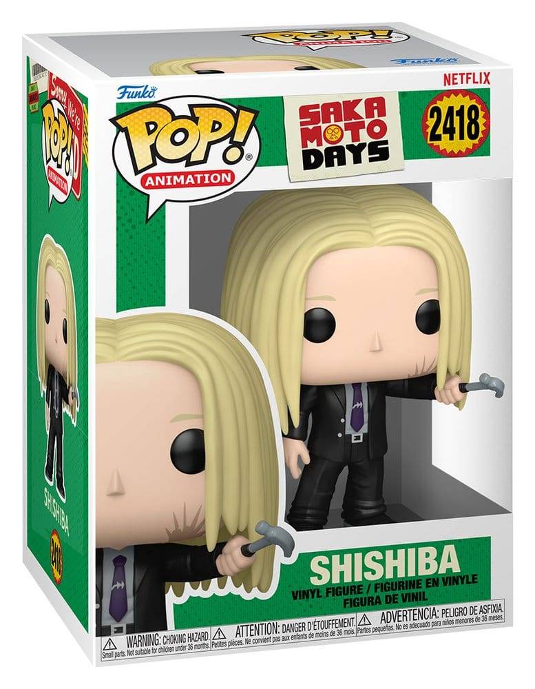 Sakamoto Days POP! Animation Vinyl Figure Shishiba 9 cm