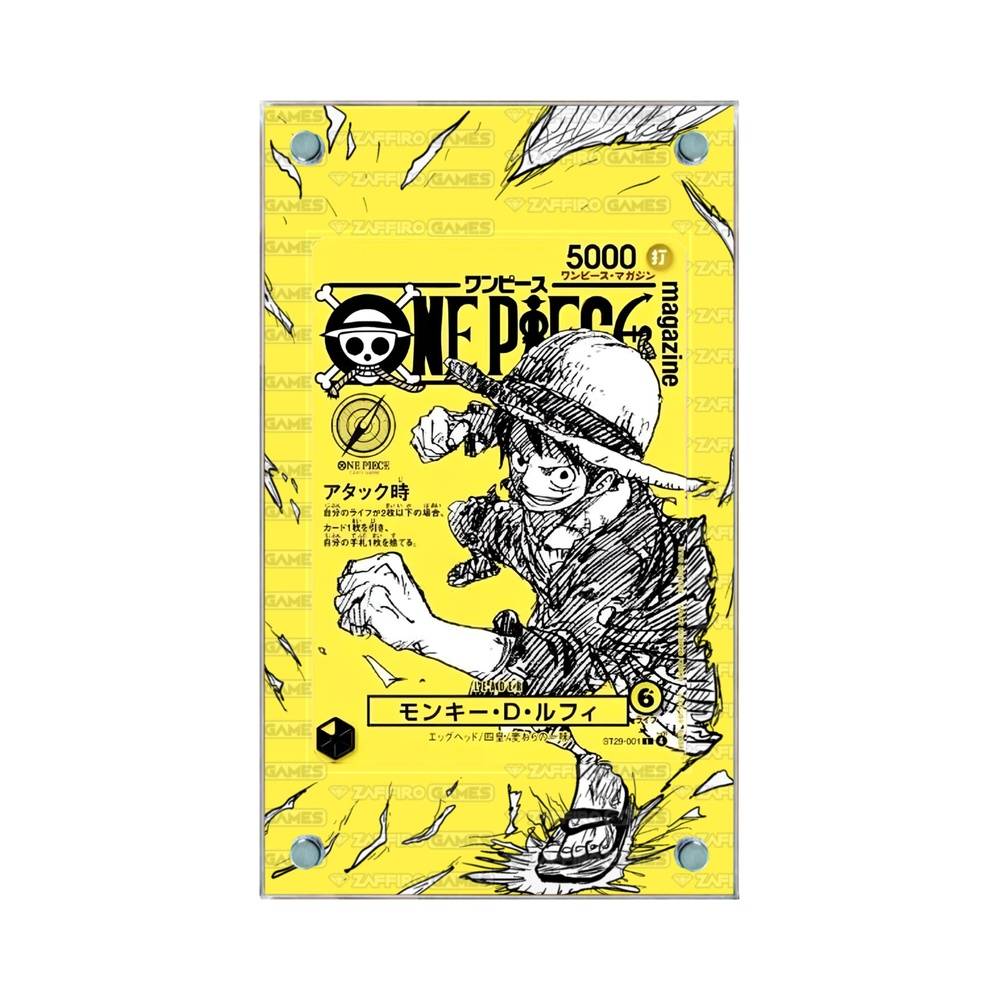 Zaffiro Games Collection - Case Magnetico Personalizzato Luffy Magazine Vol.21