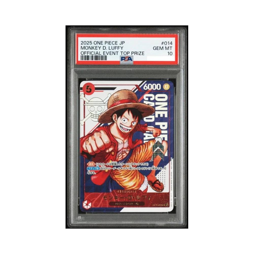Monkey D. Luffy ST21-014 3rd Anniversary PSA10