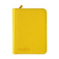 Vault X - 4 Pocket Exo-Tech Zip Binder Yellow