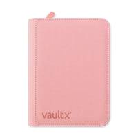 Vault X - 4 Pocket Exo-Tech Zip Binder Pink