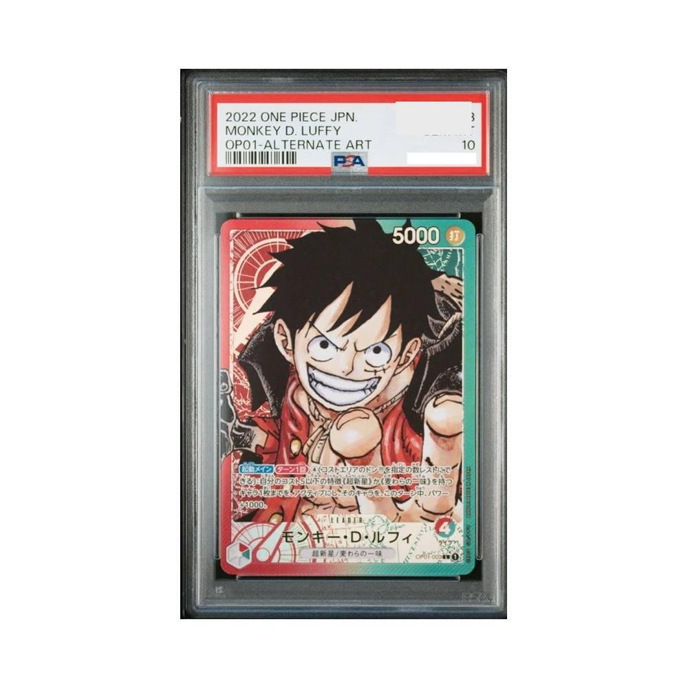 Monkey D. Luffy Leader Alt. OP01-003 PSA 10
