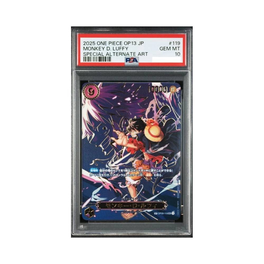 Monkey D. Luffy OP09-119 SEC PSA 10