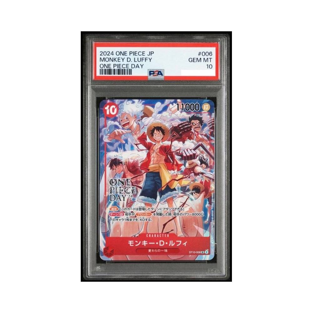 Monkey D. Luffy ST10-006 One Piece Day 2024 PSA 10