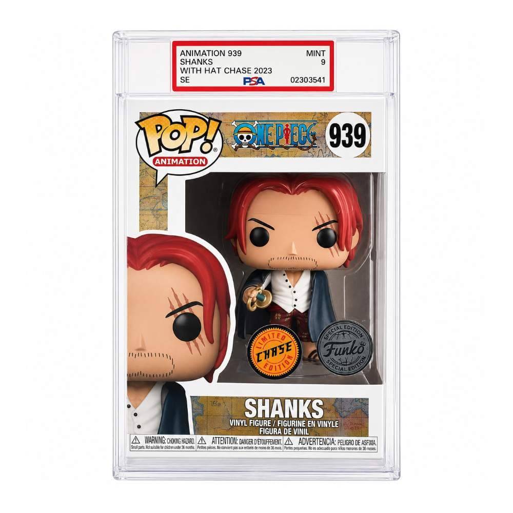 One Piece POP! Games - Animation Figure Shanks 9 cm Chase PSA 9