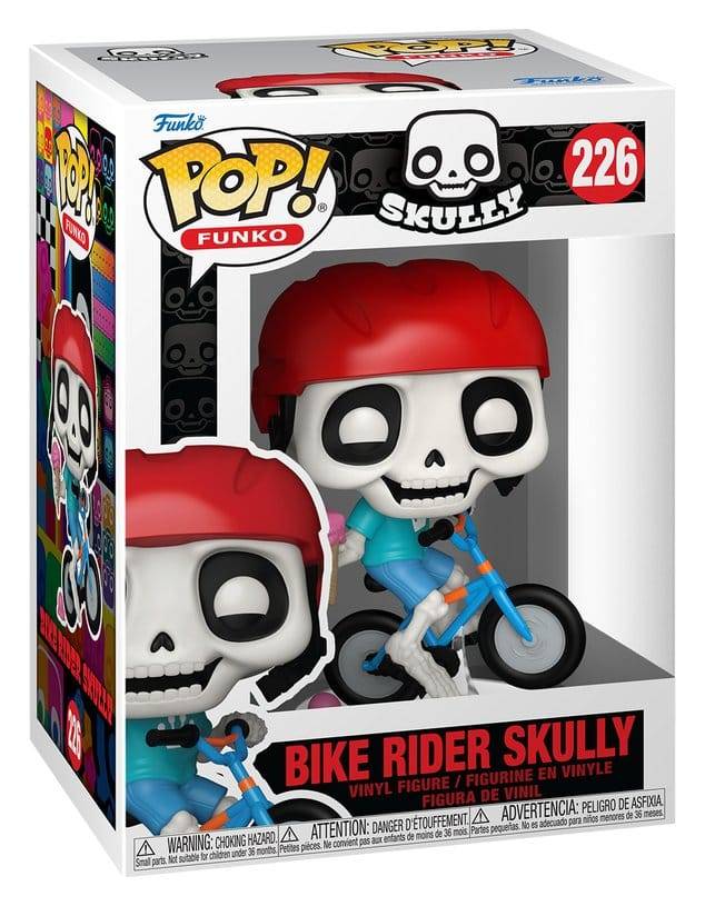 Funko Legacy POP! Icons Vinyl Figure Bike Rider Skully 9 cm