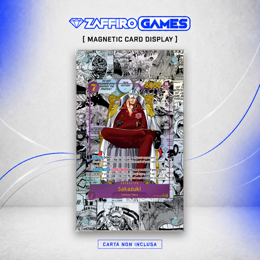 Zaffiro Games Collection - Case Magnetico Personalizzato Sakazuki OP16