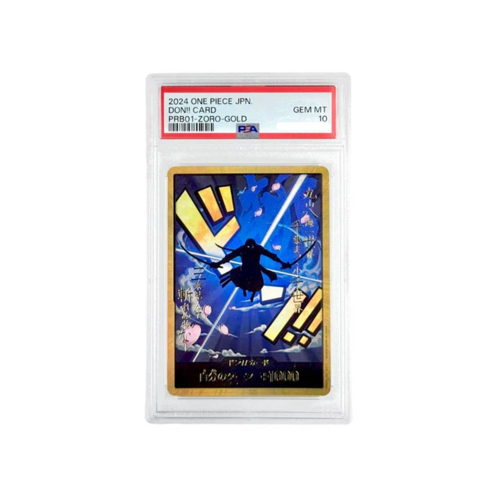 Don!! Zoro Gold PRB-01 PSA 10