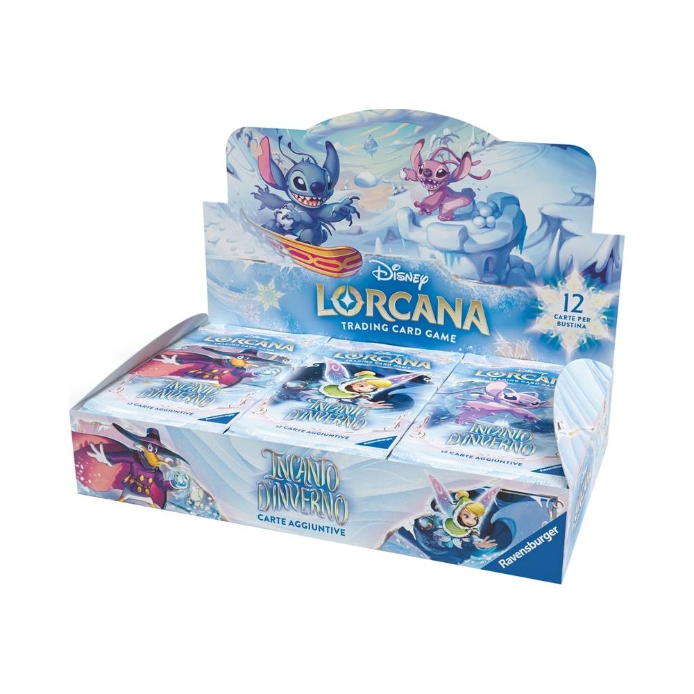 Disney Lorcana – Incanto d’Inverno Booster Box 24 Bustine (ITA)