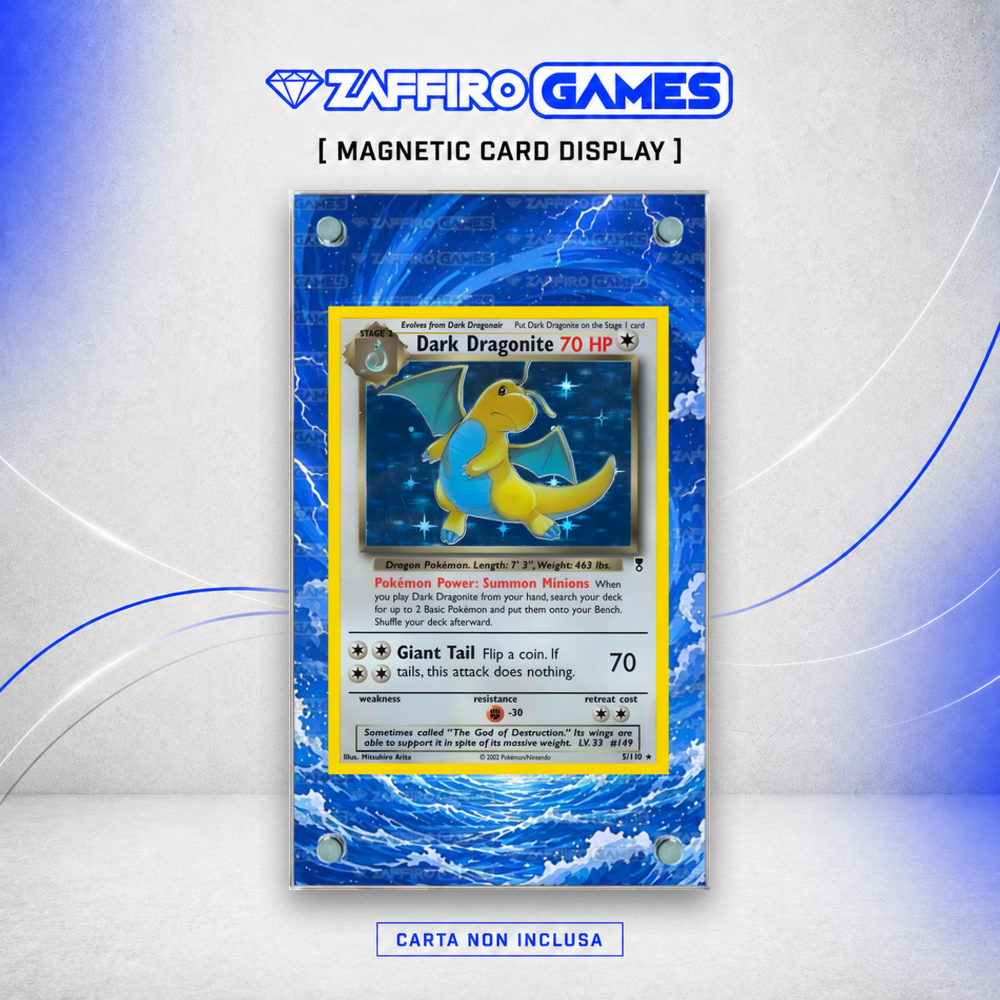 Zaffiro Games Collection - Case Magnetico Personalizzato Dark Dragonite 