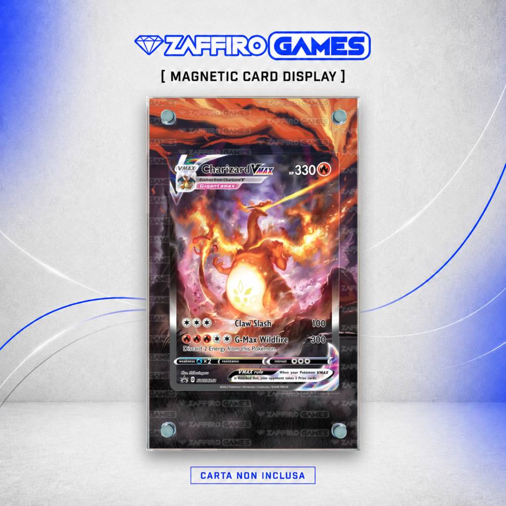 Zaffiro Games Collection - Case Magnetico Personalizzato Charizard VMAX SWSH261